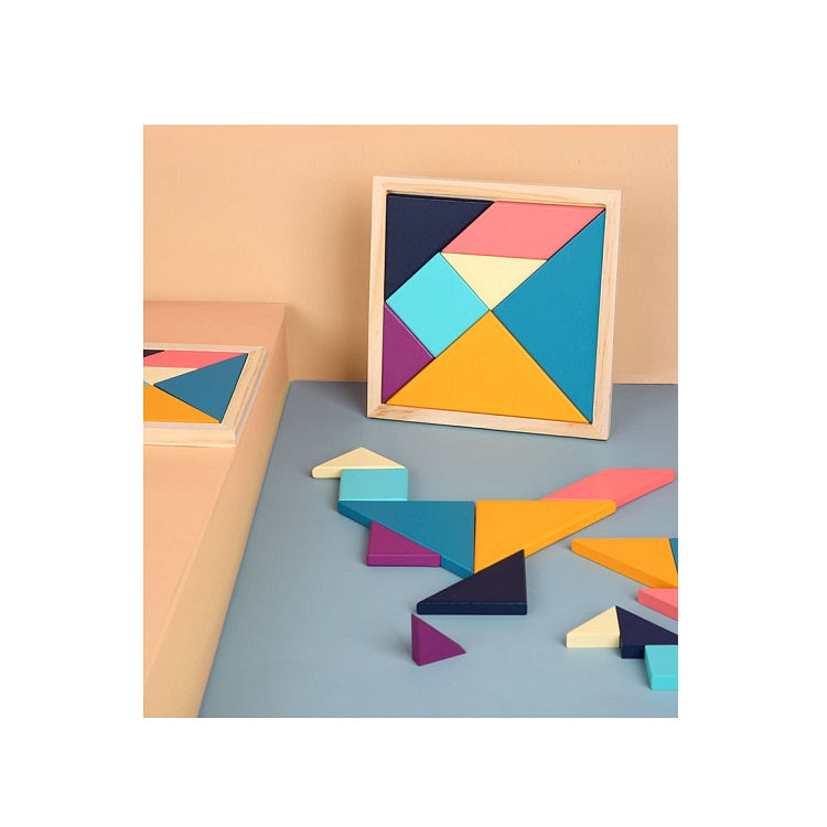 Wooden Mini Tangram Puzzle