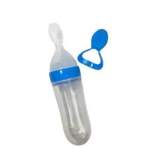 Basic EZ Silicone Squeeze Food Spoon Feeder