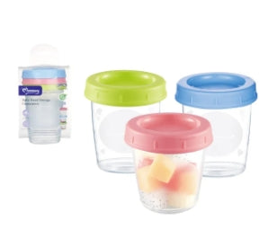 Momeasy 3pc Baby Food Storage Containers