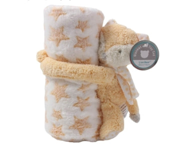 2-in-1 Super Soft Fleece Baby Blanket