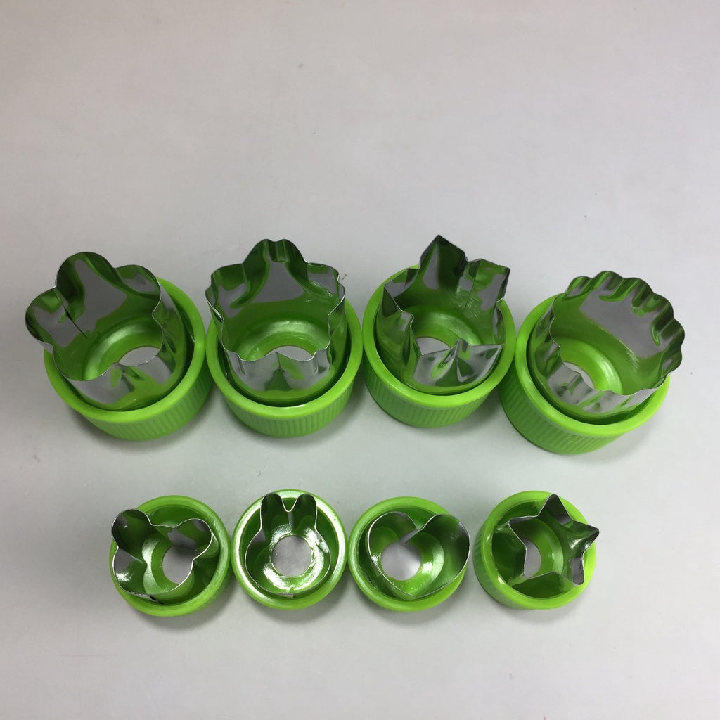 8pc Fruit, Vegetable, Bread Cutter Shaper Molder