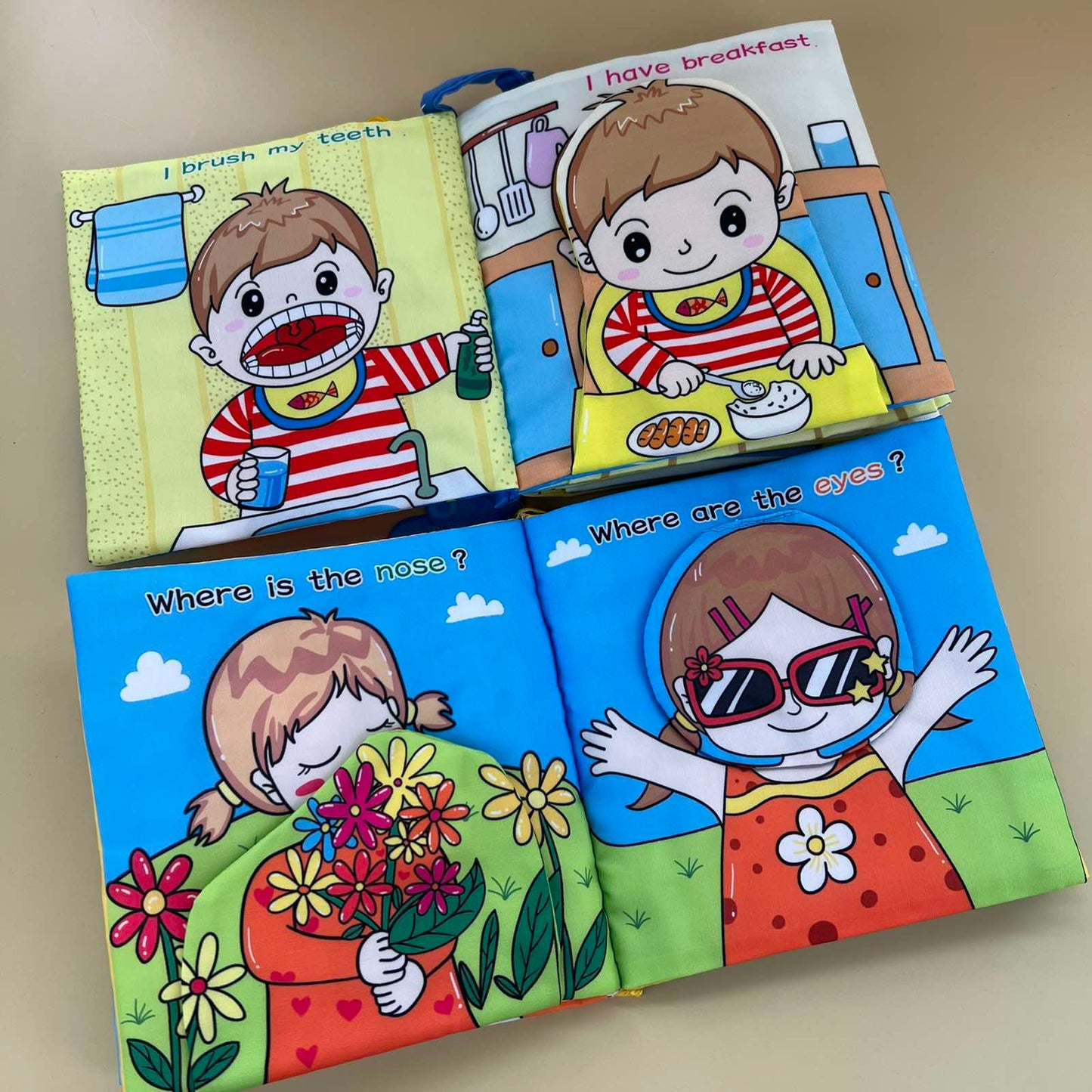 About Me Soft Cloth Play Book