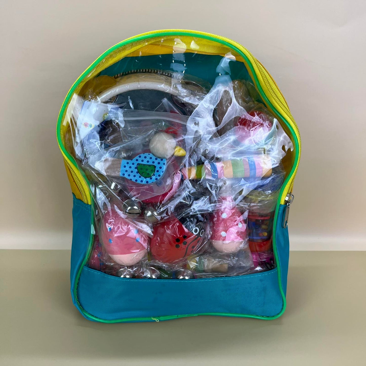 28pc Wooden Musical Instrument with Backpack Toy Set