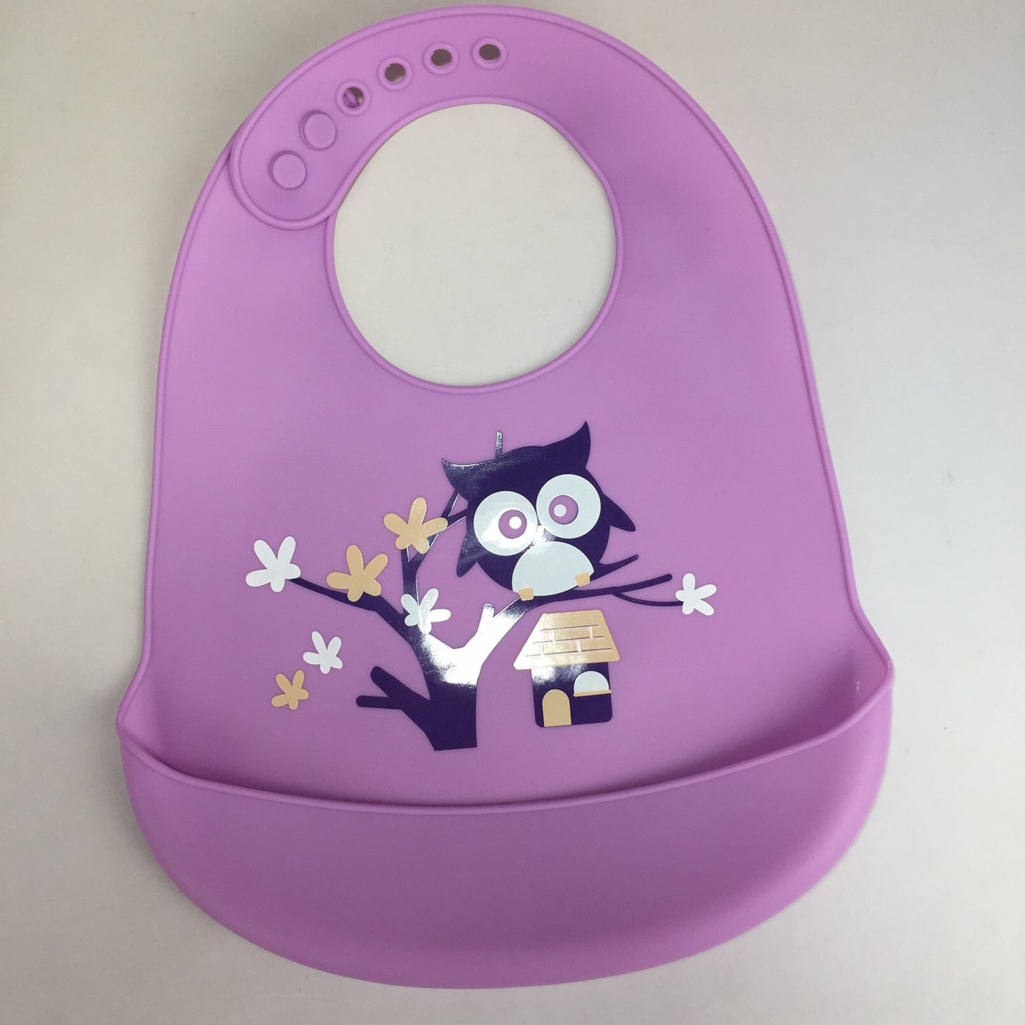 Lightweight Silicone Animal Printed Bib