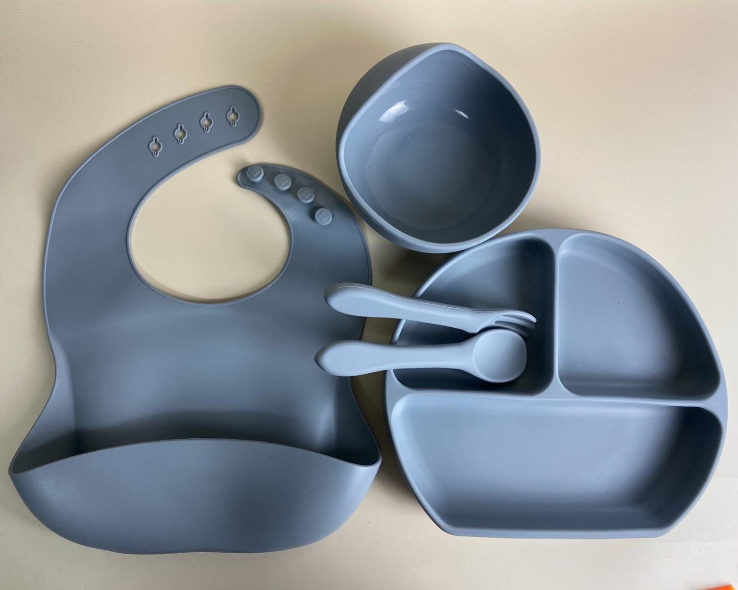 5pc Classic Silicone Feeding Set