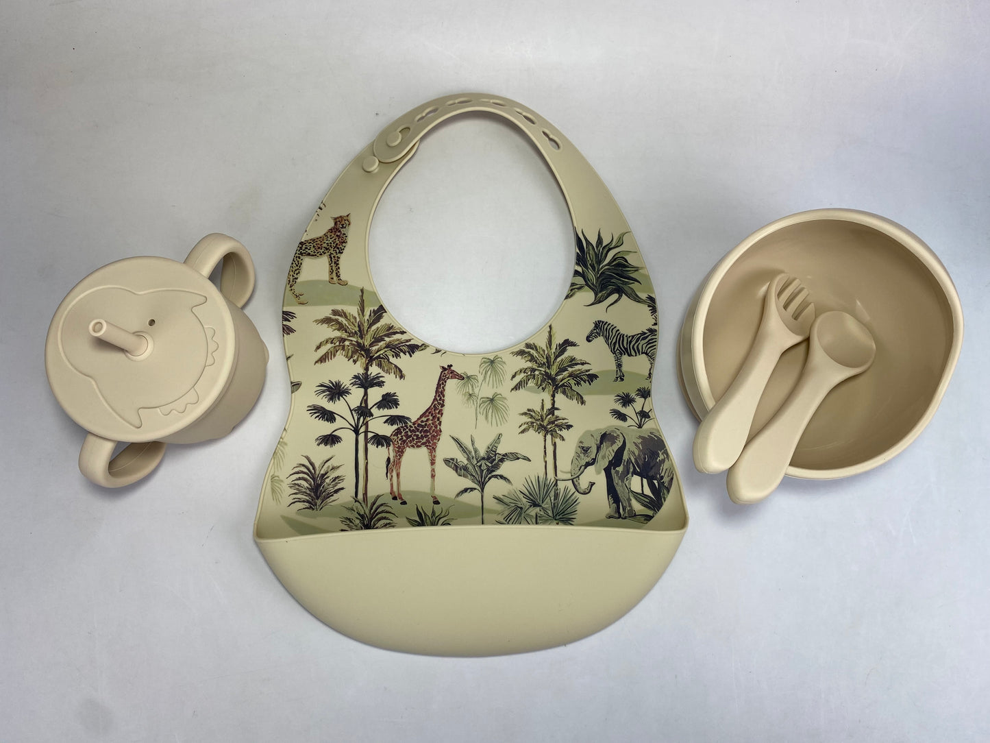 5pc Motif Silicone Feeding Set