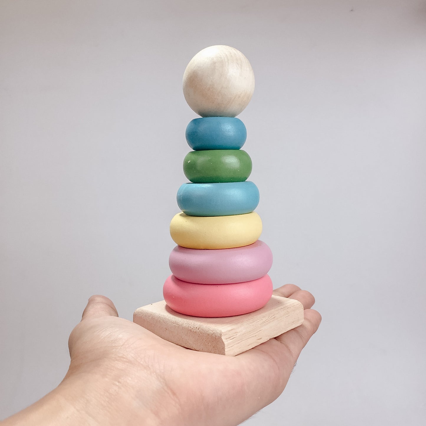 Wooden Rainbow Stacker