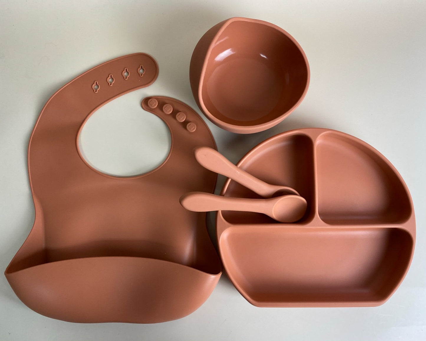 5pc Classic Silicone Feeding Set