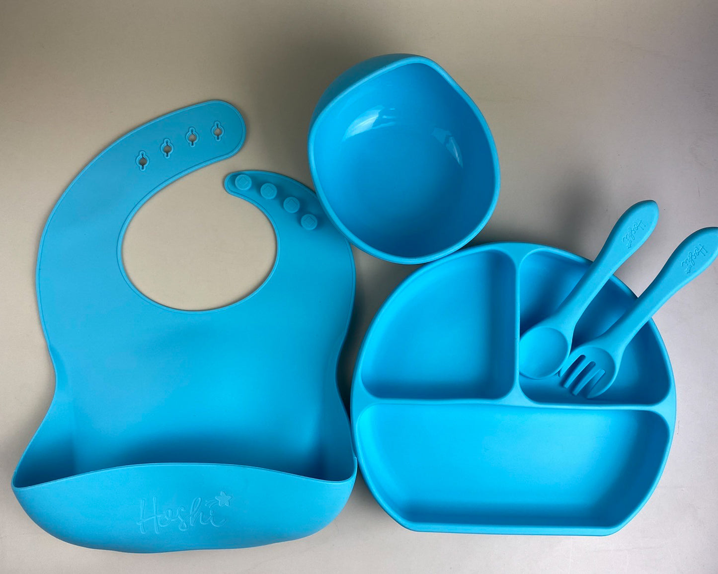 5pc Classic Silicone Feeding Set