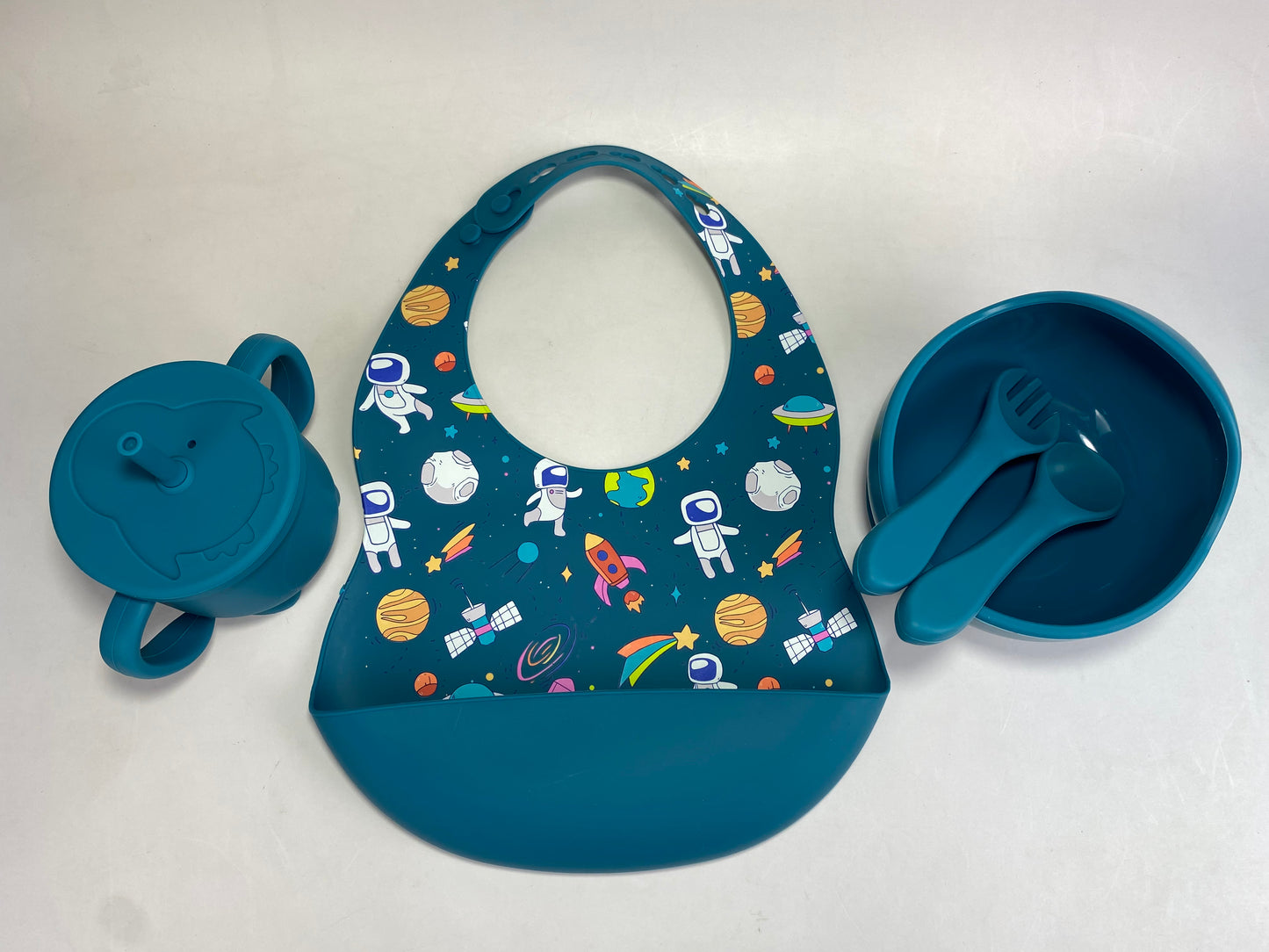 5pc Motif Silicone Feeding Set