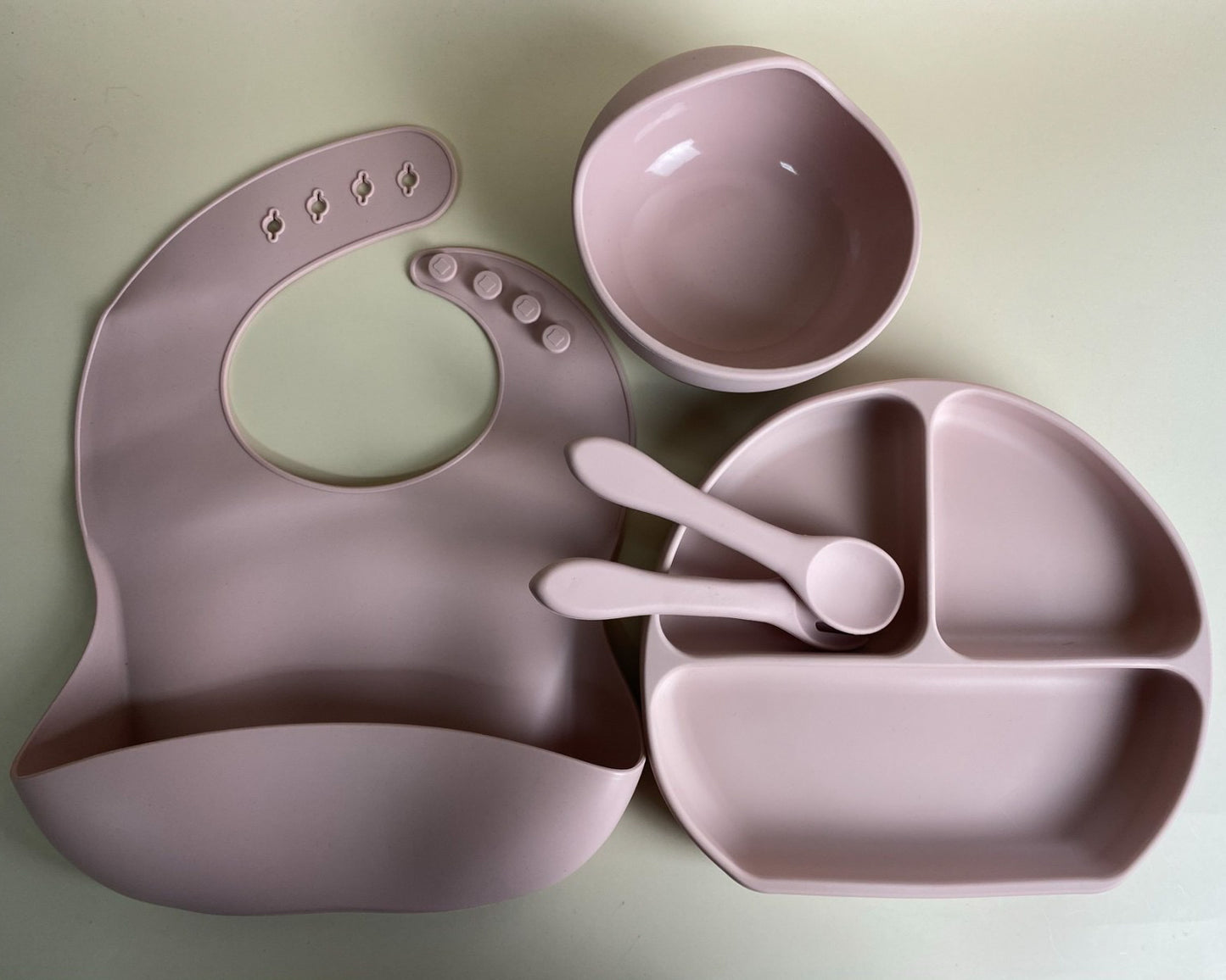 5pc Classic Silicone Feeding Set