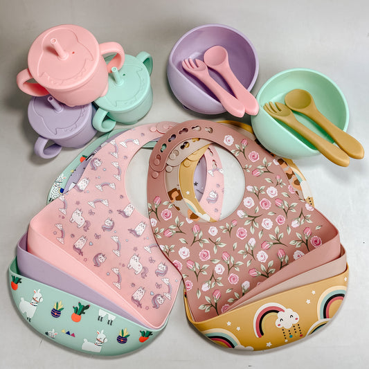 5pc Motif Silicone Feeding Set