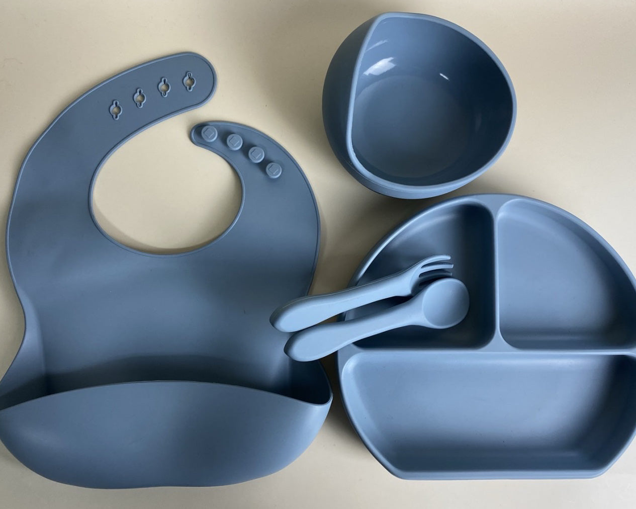 5pc Classic Silicone Feeding Set
