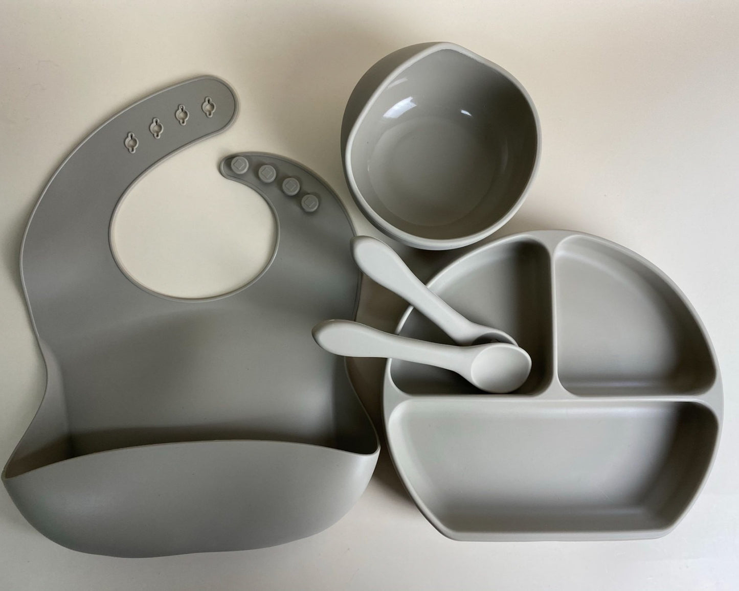 5pc Classic Silicone Feeding Set