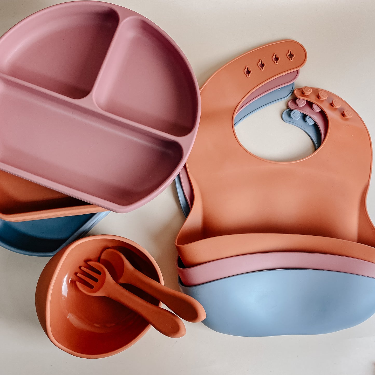 5pc Classic Silicone Feeding Set