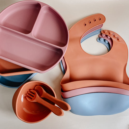 5pc Classic Silicone Feeding Set