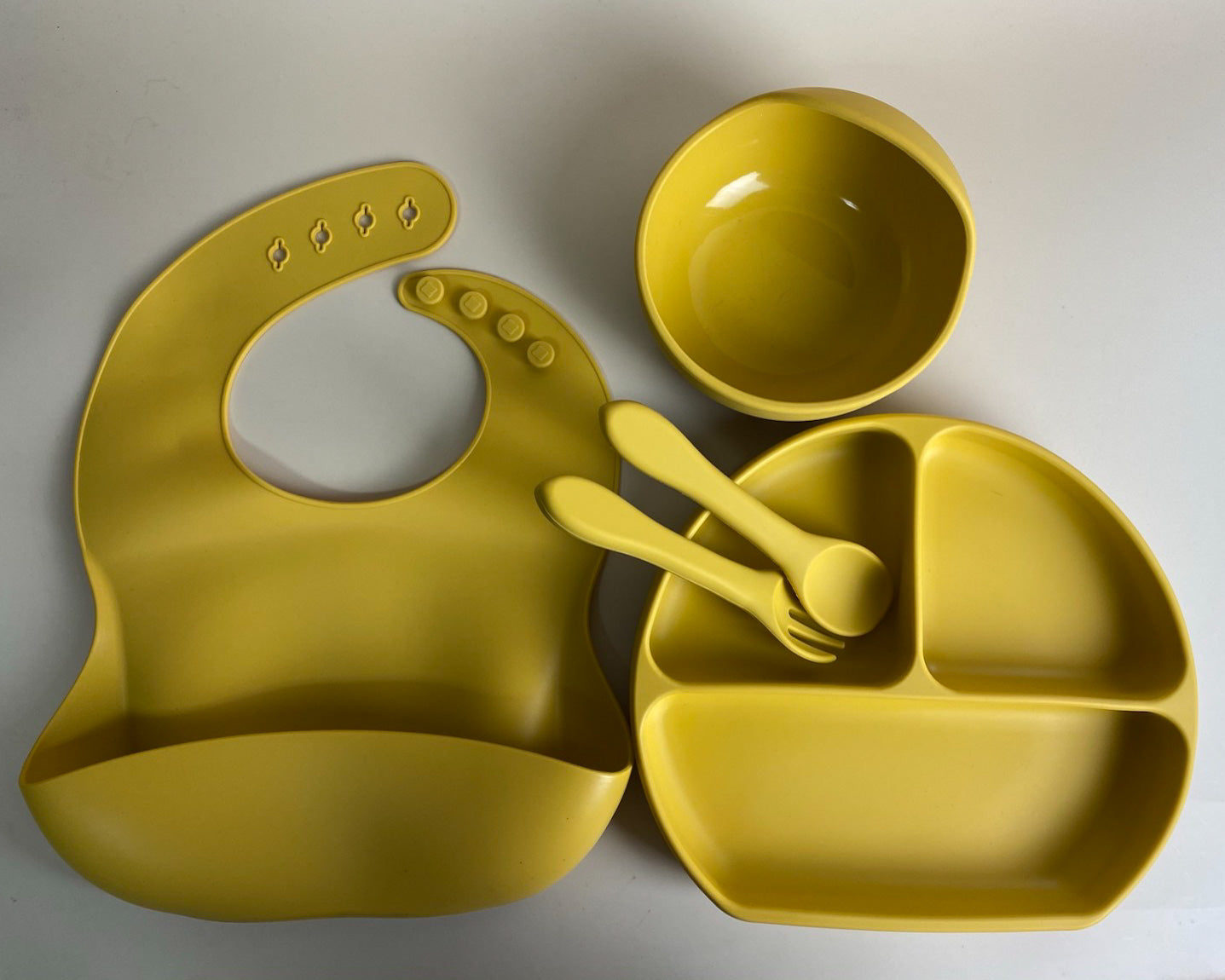 5pc Classic Silicone Feeding Set