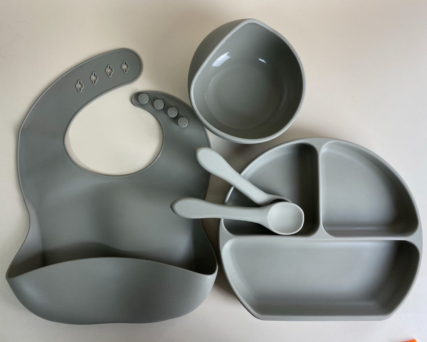 5pc Classic Silicone Feeding Set