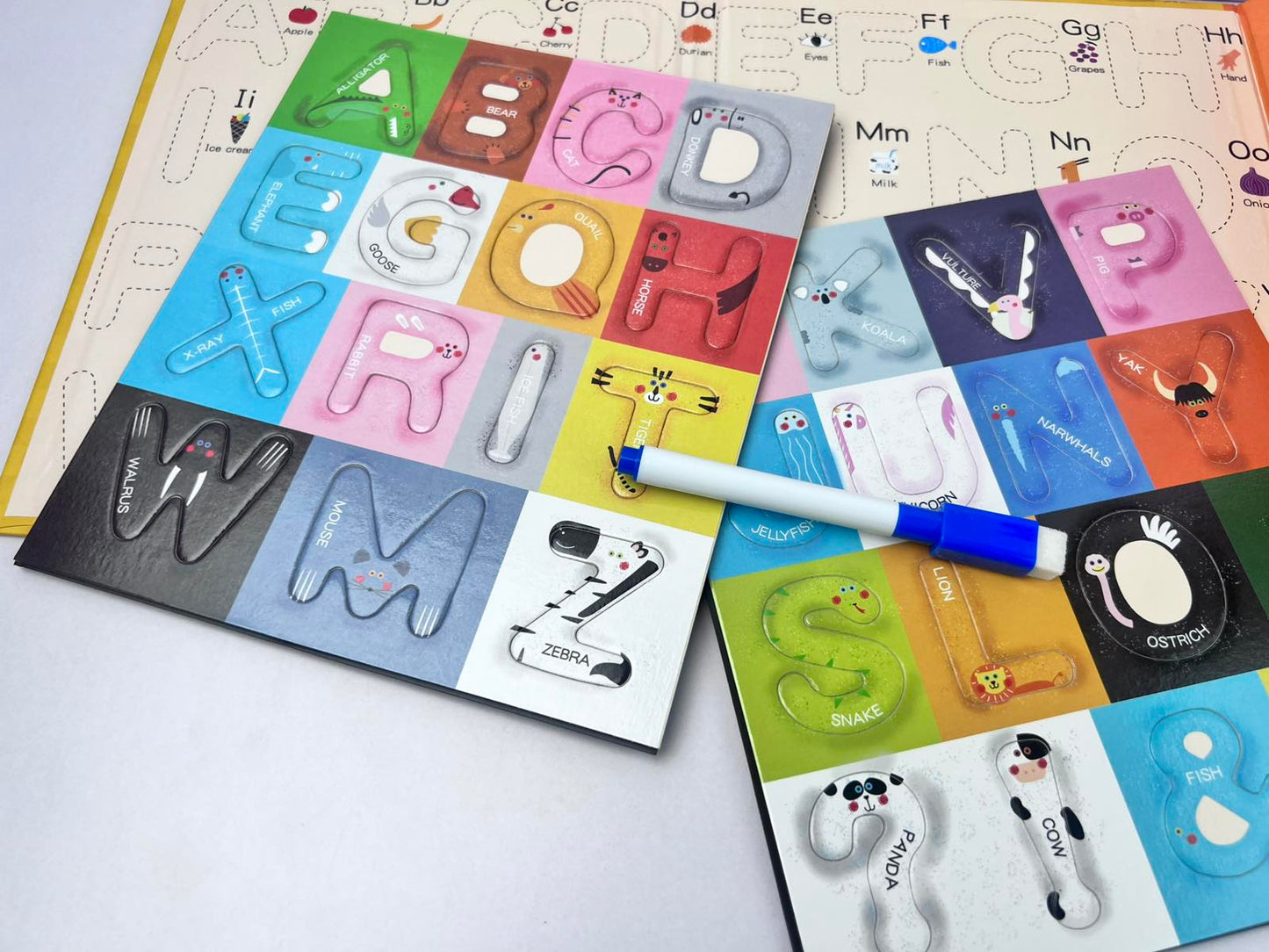 Magnetic English Alphabet Board Book