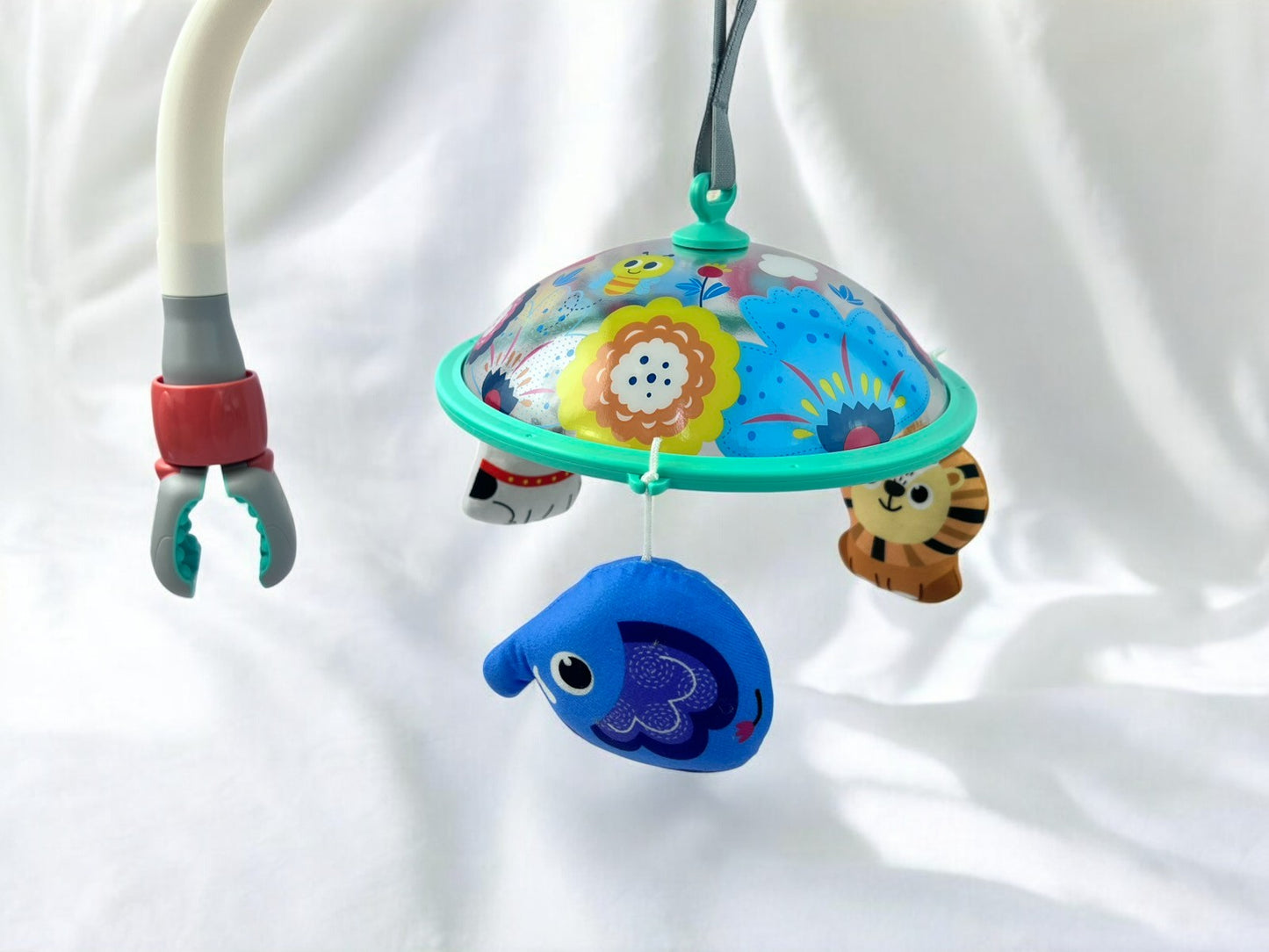 Educational Interactive Cot Mobile with Animal 0Mos+