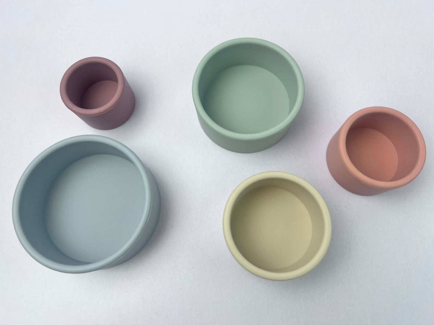 Silicone Stacking Cups Toy for Toddlers