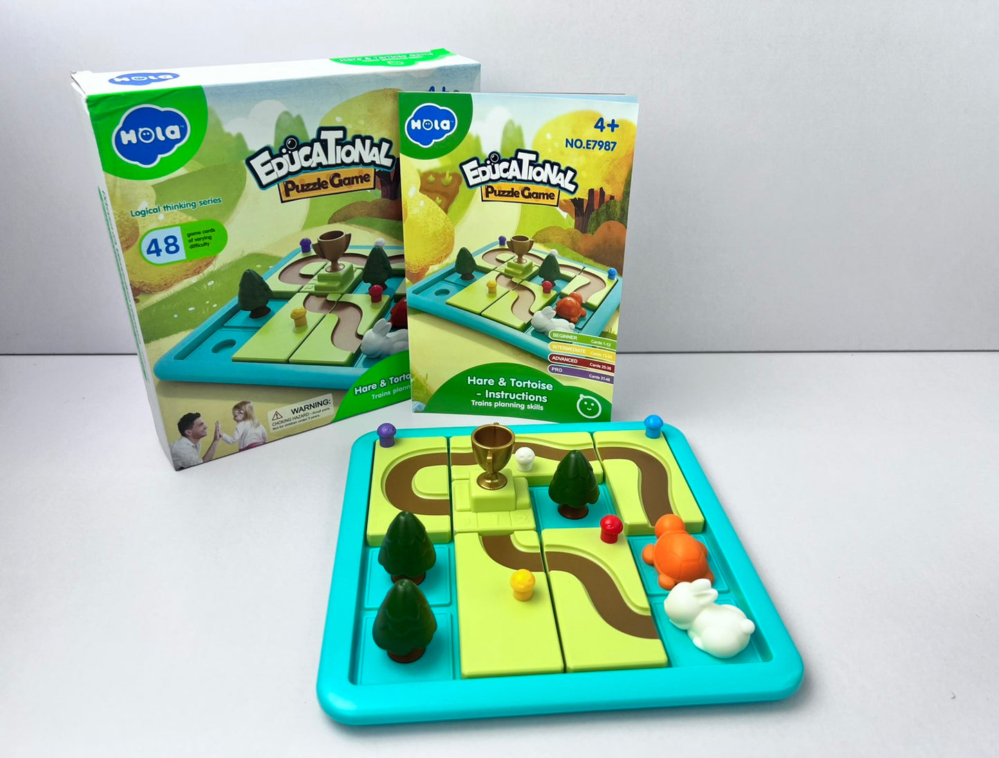 Hare and Tortoise Game Educational Puzzle Game