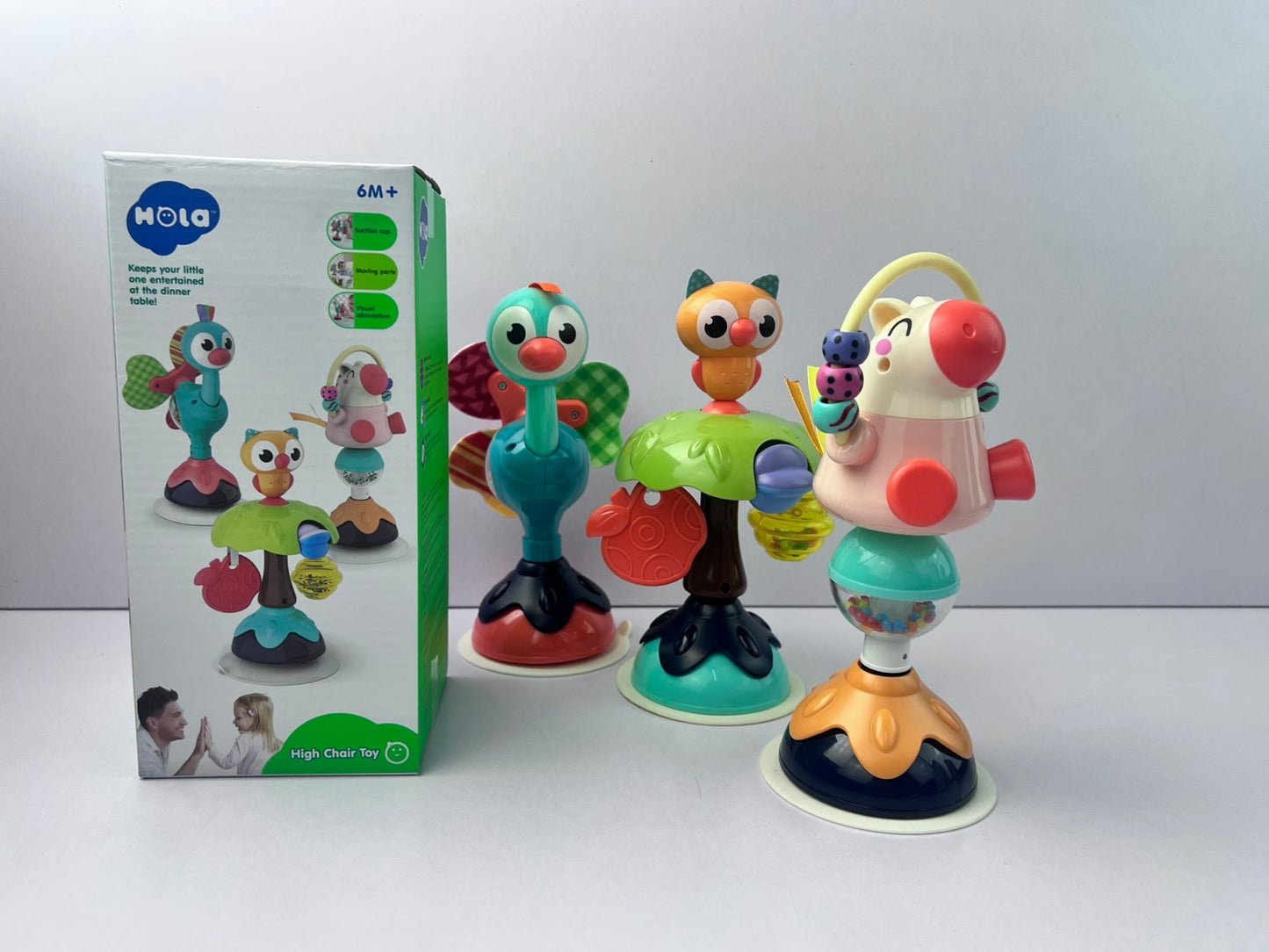 Cute Animal High Chair Interactive Toy