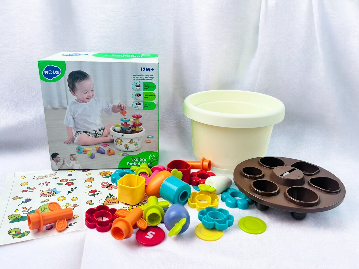 Explore Potted Plants, Interactive Educational Toy