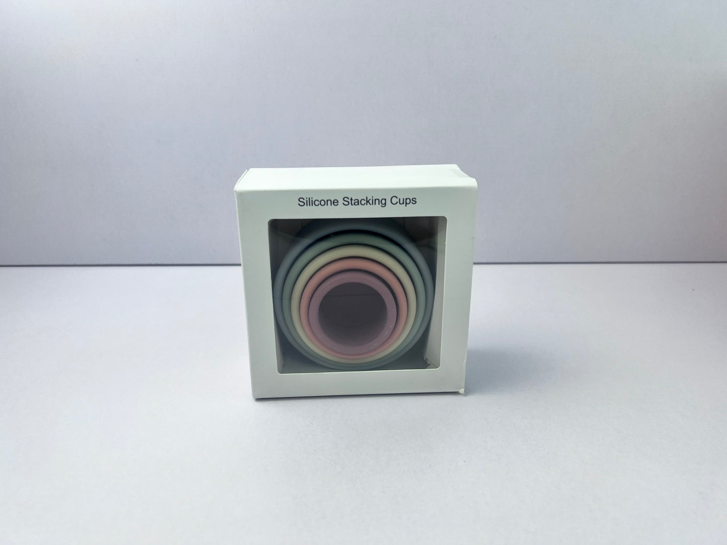 Silicone Stacking Cups Toy for Toddlers