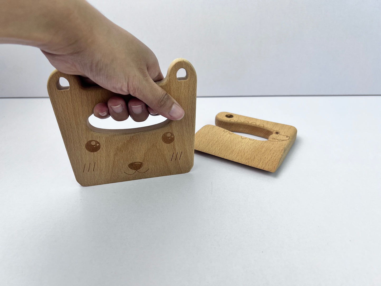 Wooden Toddler Mini Safe Knife or Cutter