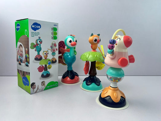 Cute Animal High Chair Interactive Toy