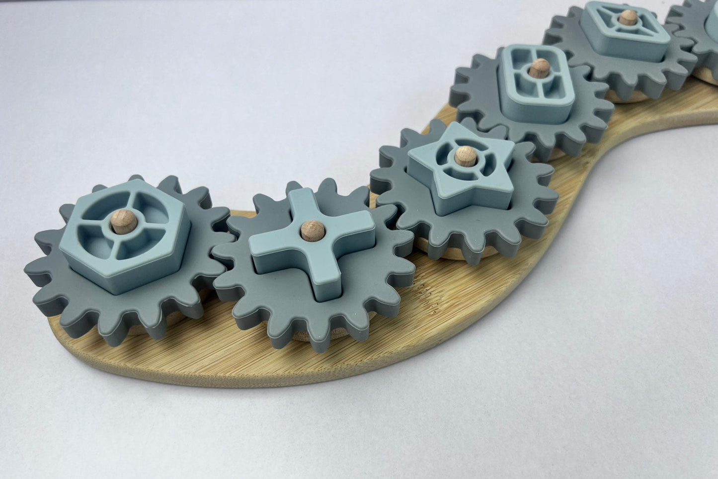 Silicone Busy Gears Assembly Toy