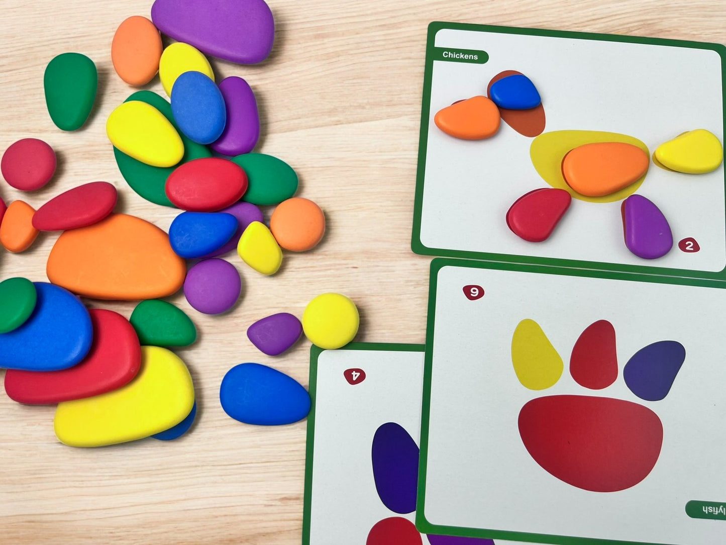 Rainbow Crazy Stacking Pebble Stones