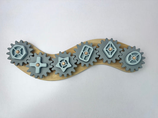 Silicone Busy Gears Assembly Toy