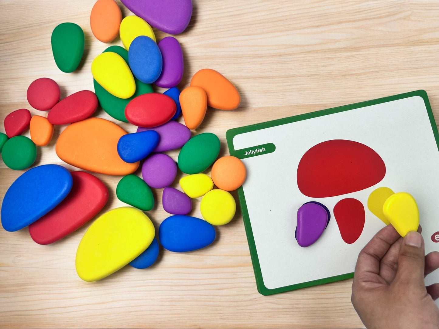 Rainbow Crazy Stacking Pebble Stones