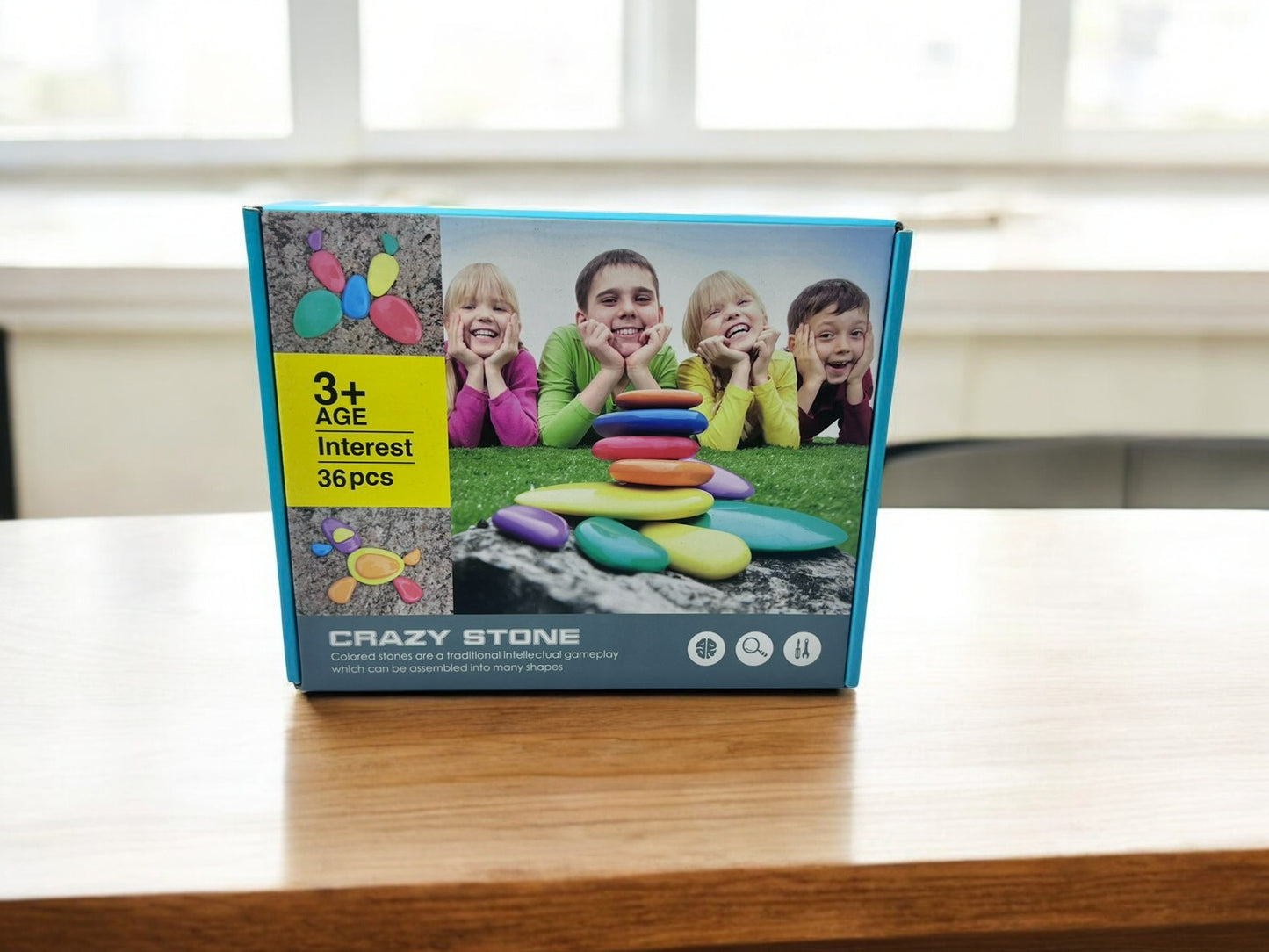 Rainbow Crazy Stacking Pebble Stones