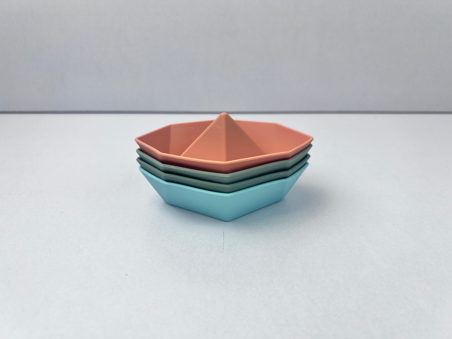 Sail Boat Silicone Stacking Bath Toy Shower or Bath Tub Toy