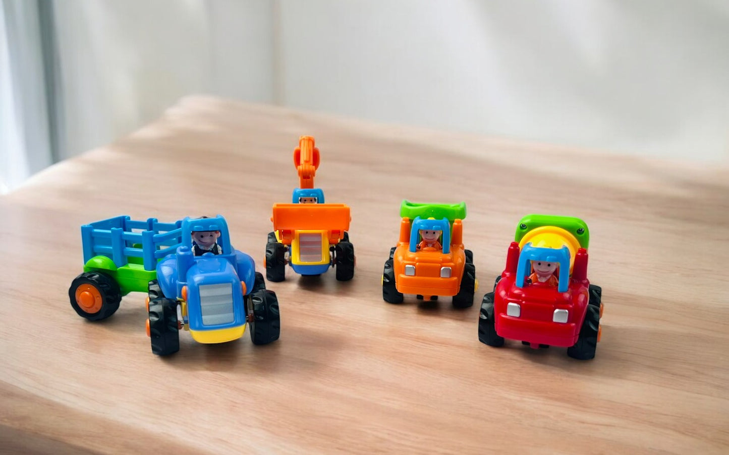 Farm ‘n’ Country Vehicle Set, Friction Powered Trucks Toys