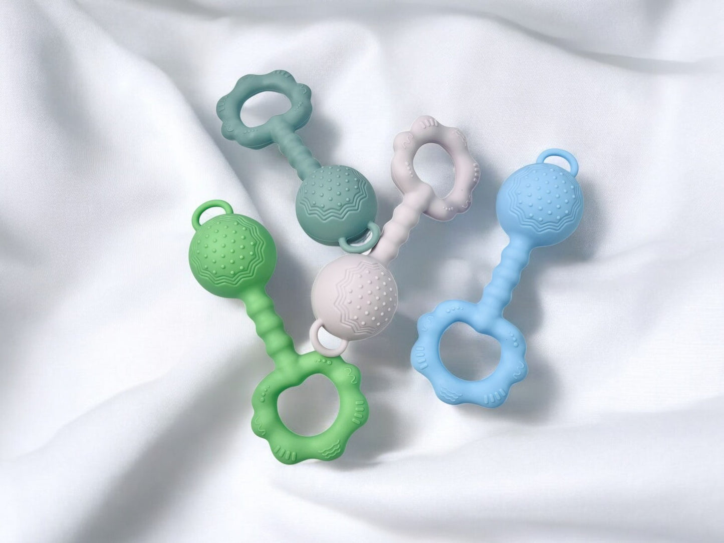 Chimepop Silicone Rattle Bell Teething Toy