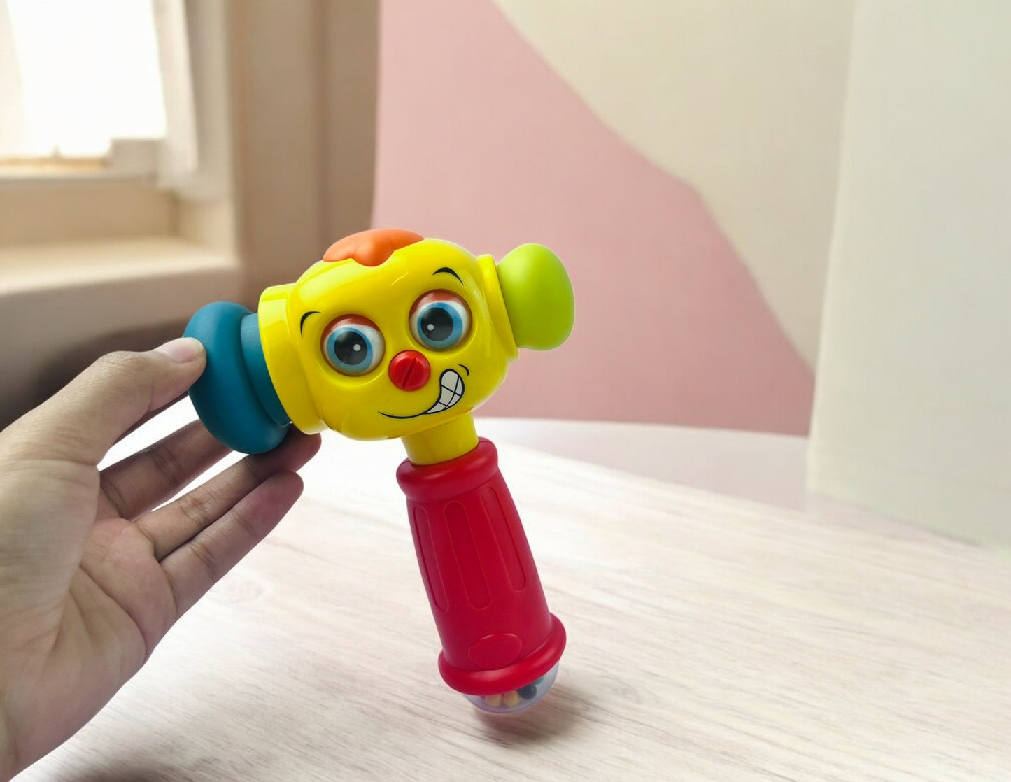 Toy Musical Hammer Rattle, Educational Interactive Musical Toy