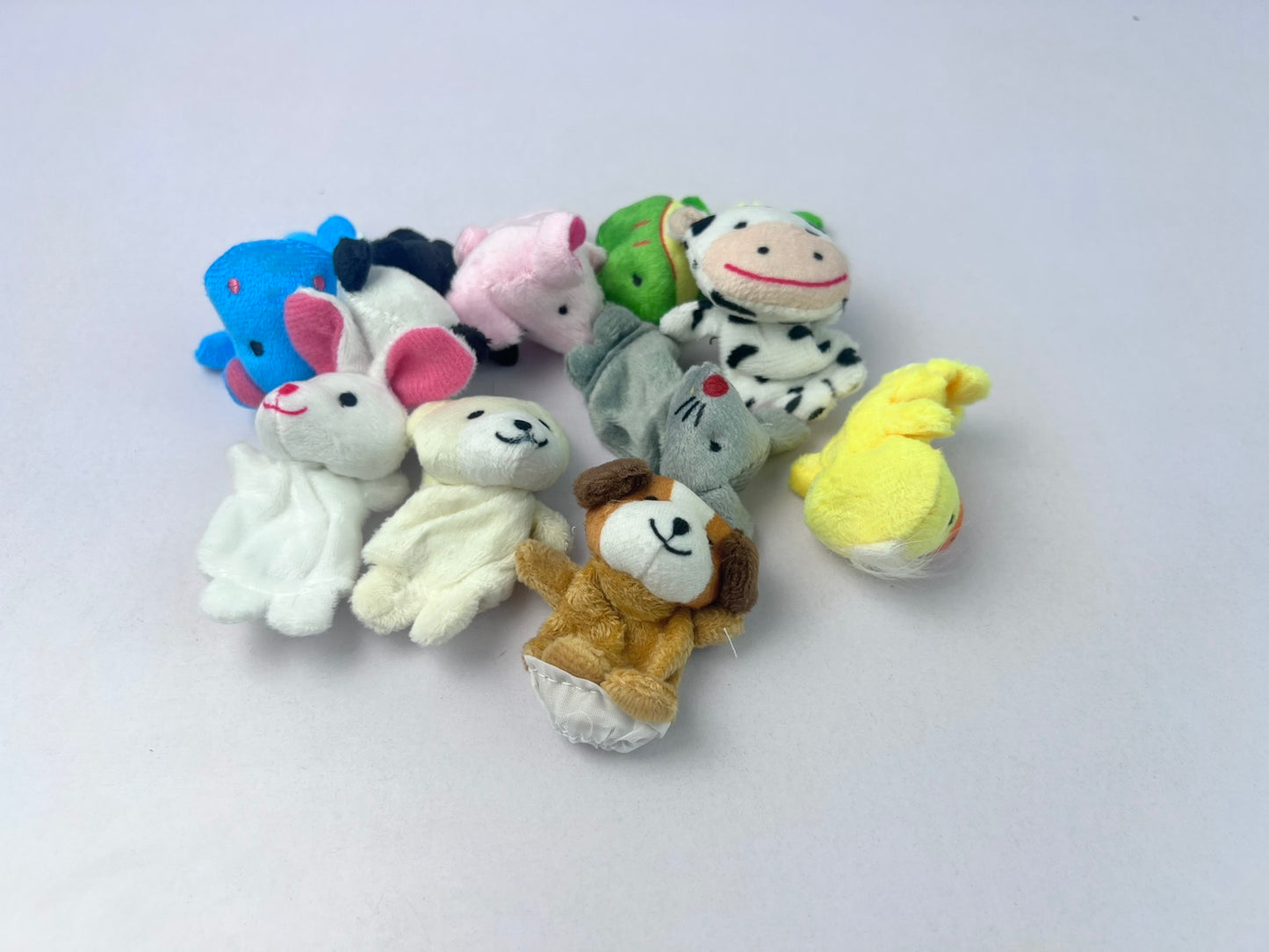 10pc Plush Animals Finger Puppet, Educational Toy