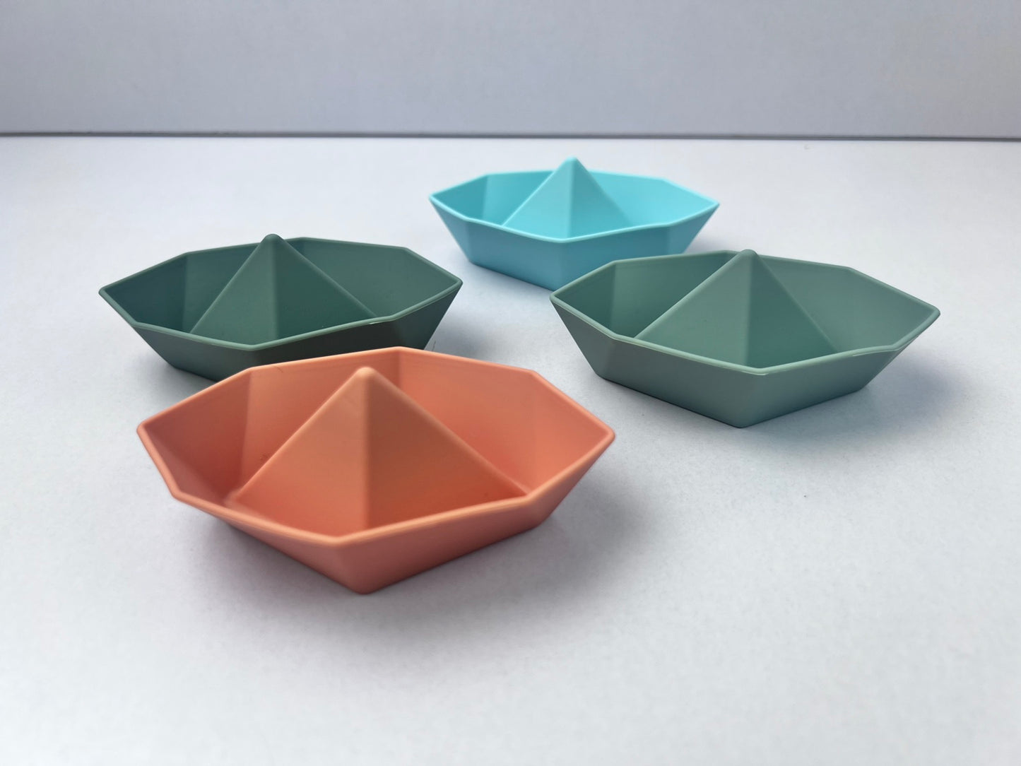 Sail Boat Silicone Stacking Bath Toy Shower or Bath Tub Toy