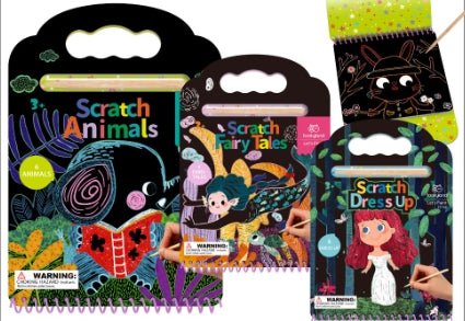 Tookyland Scratch Art Craft Color Pad