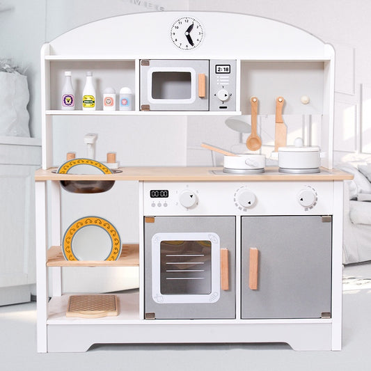Wooden Classic Kitchen Cooking Toy Set