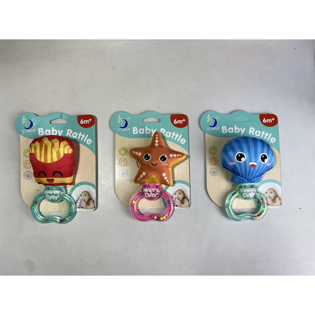 Soft Cloth Baby Rattle and Teether – Hoshi Baby Philippines