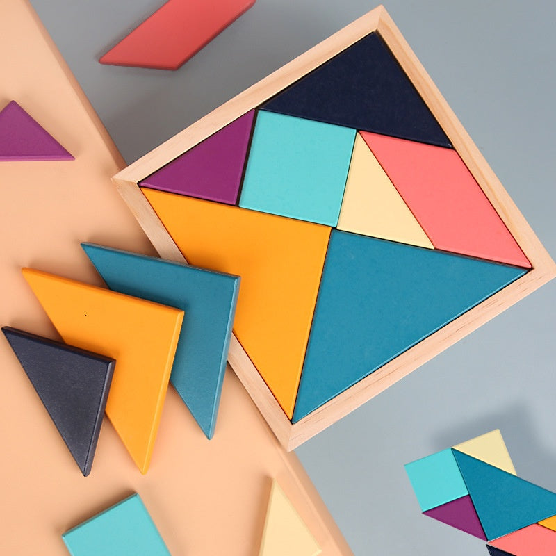 Wooden Mini Tangram Puzzle