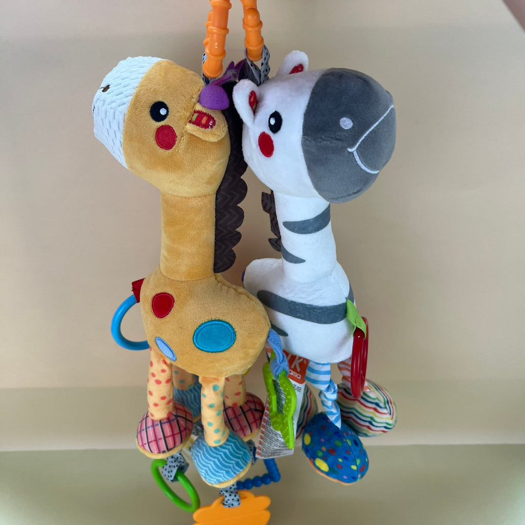 Hanging Soft Fabric Rattle Sensory Toy – Hoshi Baby Philippines