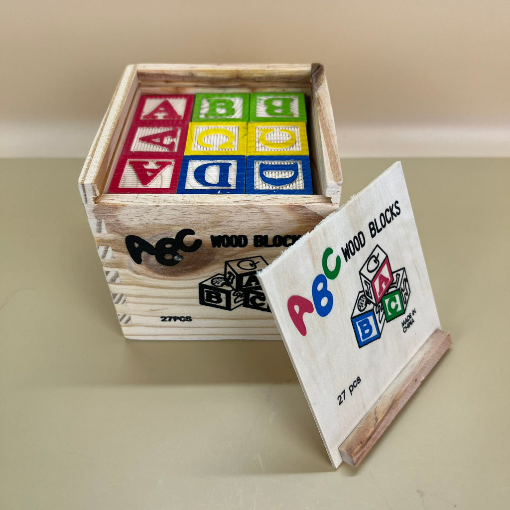 Wooden ABC Alphabet Building Blocks – Hoshi Baby Philippines