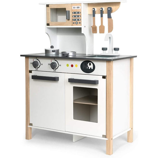 Wooden Modern Kitchen Cooking Toy Set