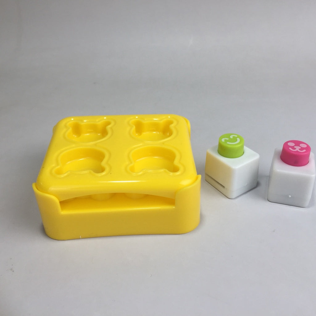 Bear Rice Mold & 2 Nori Seaweed Press Puncher Set
